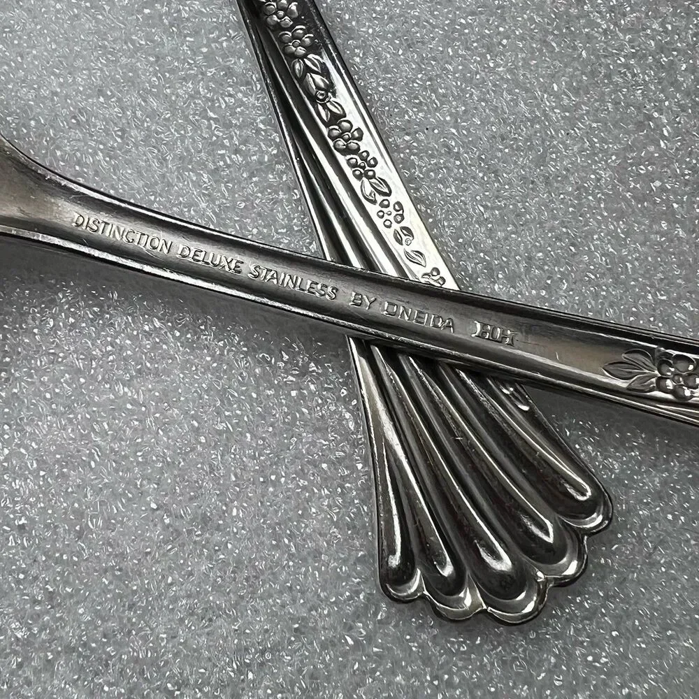 2 Of Oneida Spring Glen Dinner Fork 7 3/8